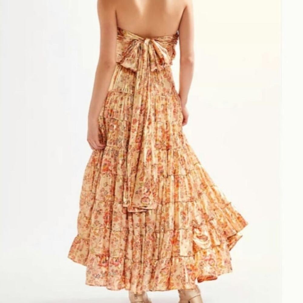 NWT Free People Shimmering Something Magical Floral Maxi Dress - Picture 9 of 10